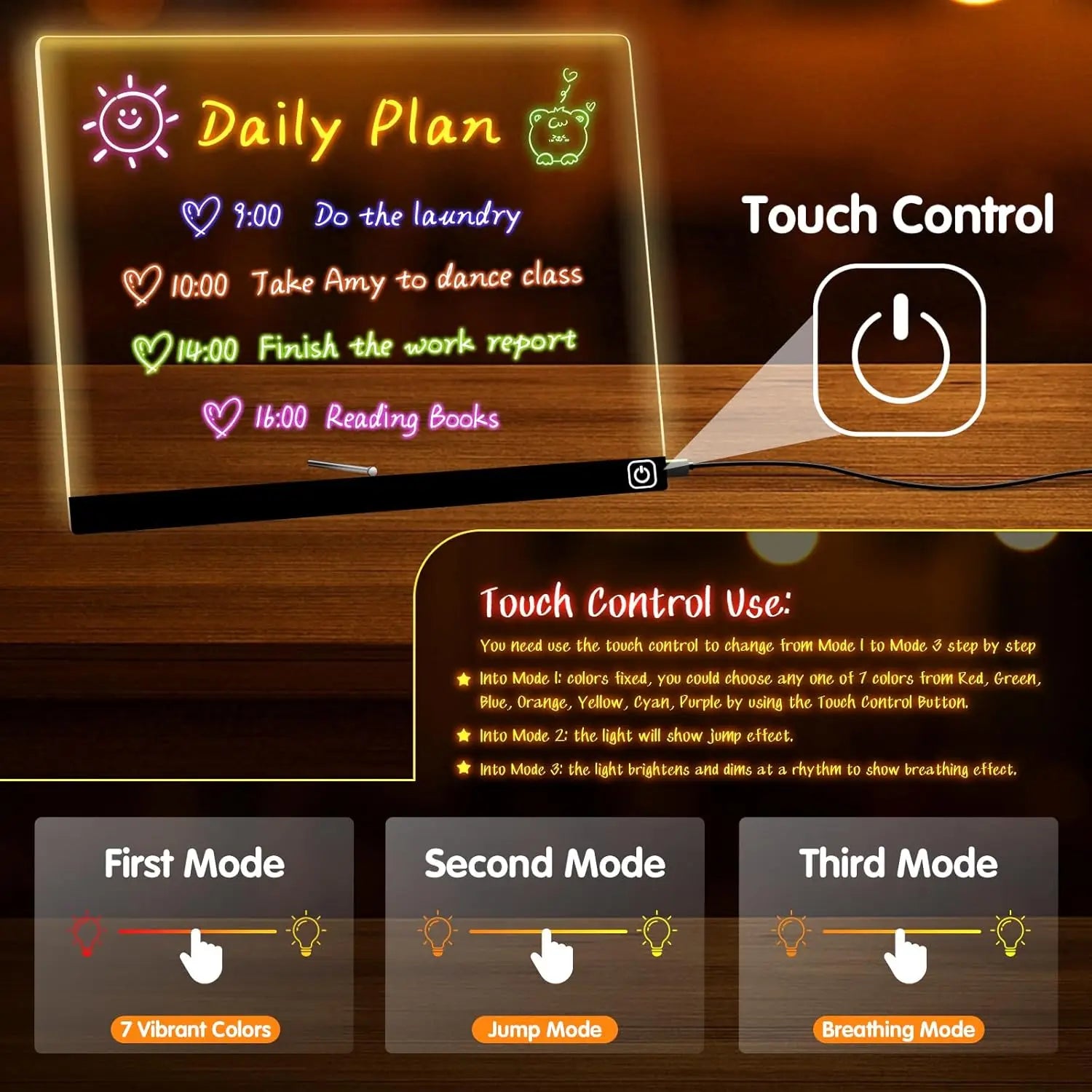 Led note board sentimental